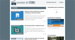 Desktop Screenshot of conversordevideo.net