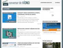 Tablet Screenshot of conversordevideo.net